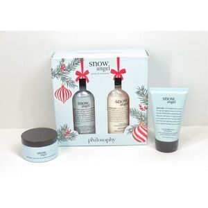 Philosophy Snow Angel 4pc Lot Glazed Body Souffle Cream Lotion
